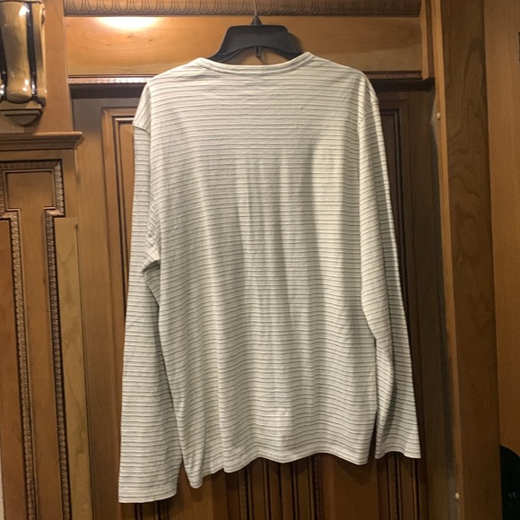 NWOT Vince Slub Stripe Long Sleeve Crew T-Shirt Size Large - Picture 4 of 8